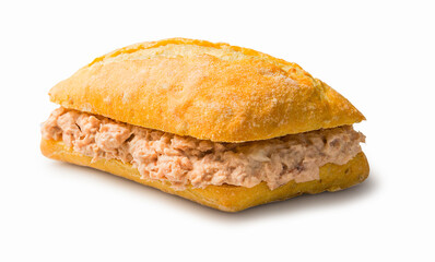 Bocadillo de atún con mahonesa