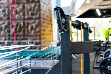 exercise club health fitness healthy sport gym modern machine lifestyle heavy equipment