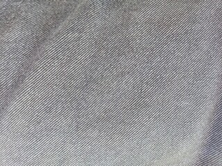 Grungy Grey Texture Background of Seamless Empty Cloth, Close Up Top View