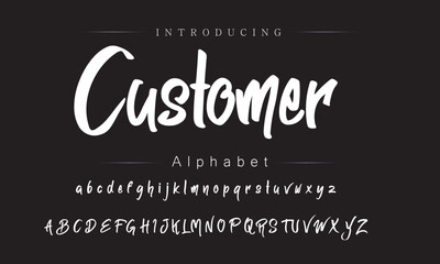 Chic Brush Font Creations