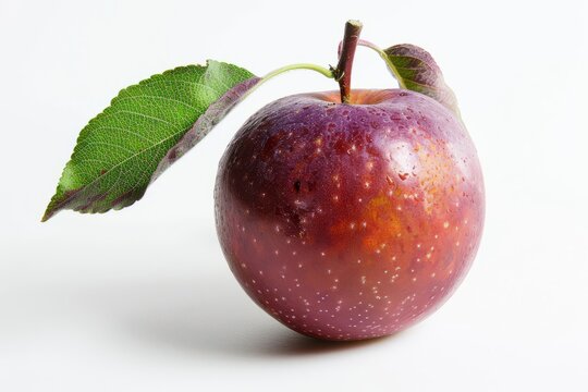 A fresh java apple isolated on white