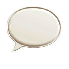 Empty speech bubble for text input, perfect for dialogue, quotes, or messages in graphic designs and presentations., isolated on a transparent background.