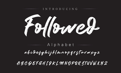Creative Brush Font Collection