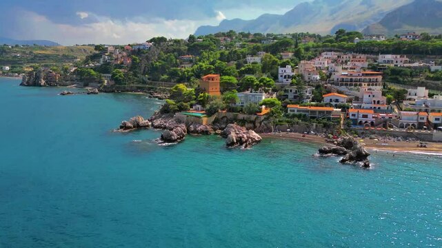 Bay of Venus' Navel. Palermo, Altavilla Milicia