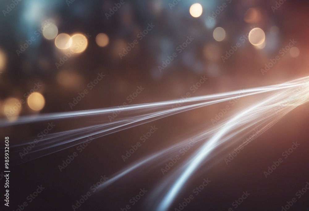 Poster light streak effect transparent background