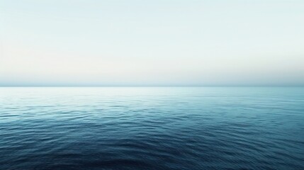 Obraz premium Tranquil Sea with Serene Sky
