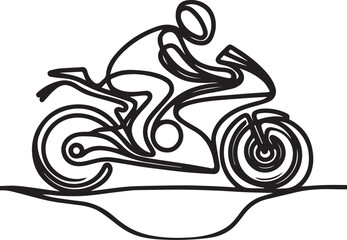 Speed motorcycle sport style striking vector