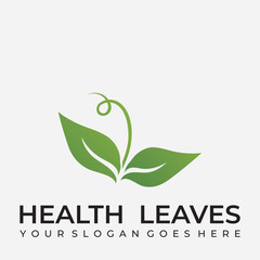 Illustration of a picture of a health leaf.