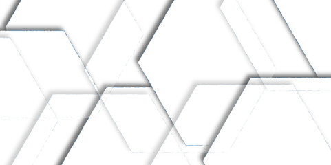 Abstract white background with hexagon and hexagonal background.  Futuristic honeycomb mosaic white background. Vector Illustration.  banner and wallpaper background. 