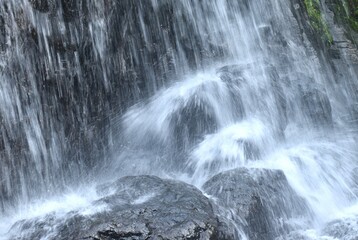 Sa Lad Dai waterfalll in forest at Banna travel location on Thailand