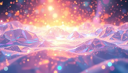 background with glowing lights