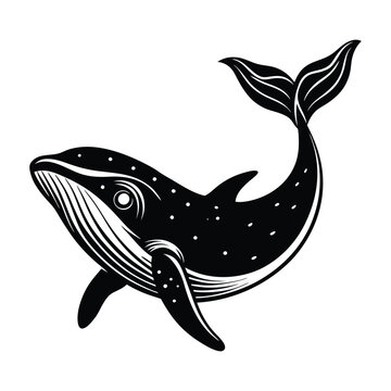 recommend clip art: Whale silhouette vector