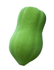 Papaya isolated on white background.