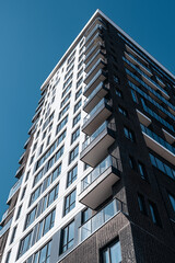 Obraz premium modern office building with sky