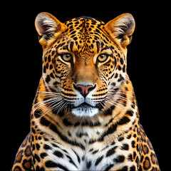 Fototapeta premium big cat in white background