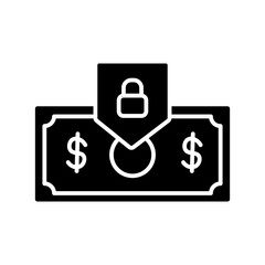 money glyph icon