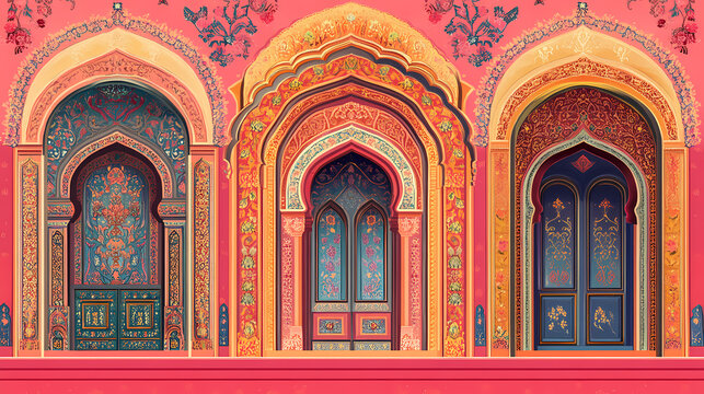 window in the mosque