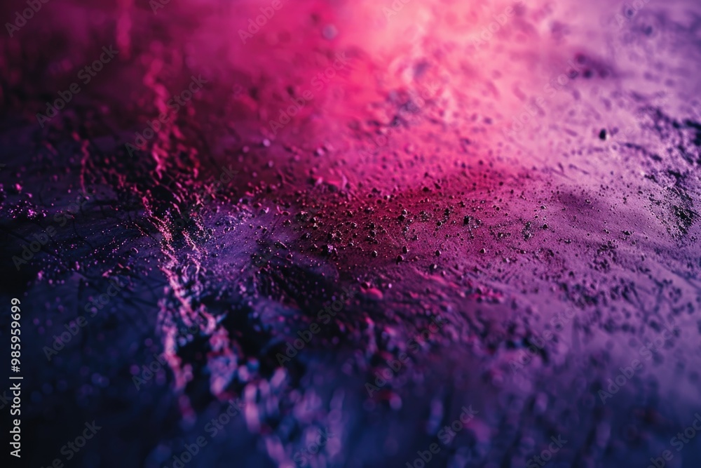 Poster close-up image of water droplets on a surface, suitable for use in scientific or educational context