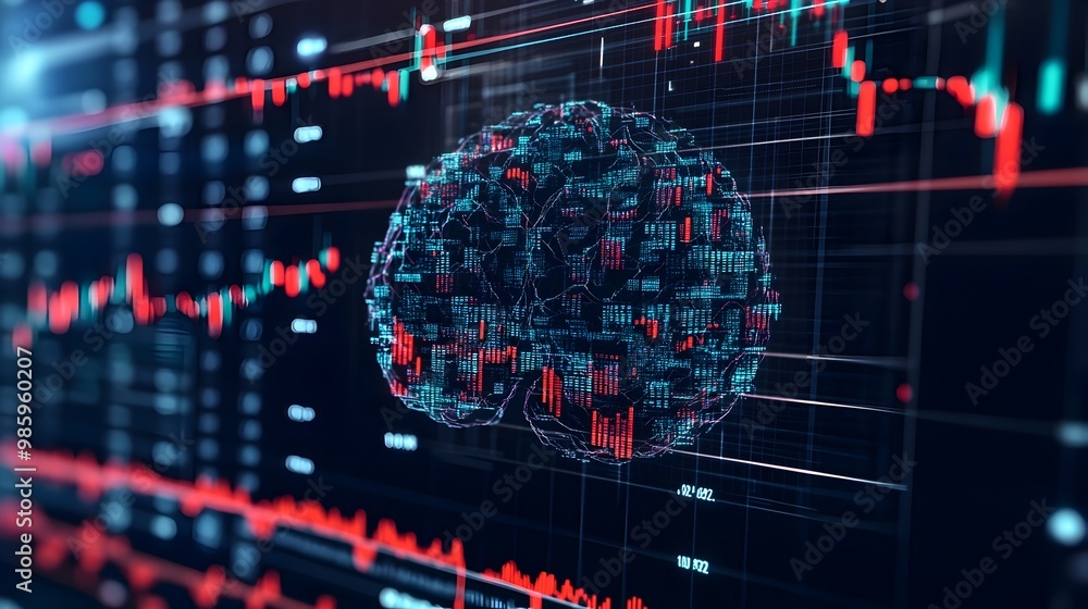 Poster ai powered real time market analytics and algorithmic trading automation for intelligent financial d