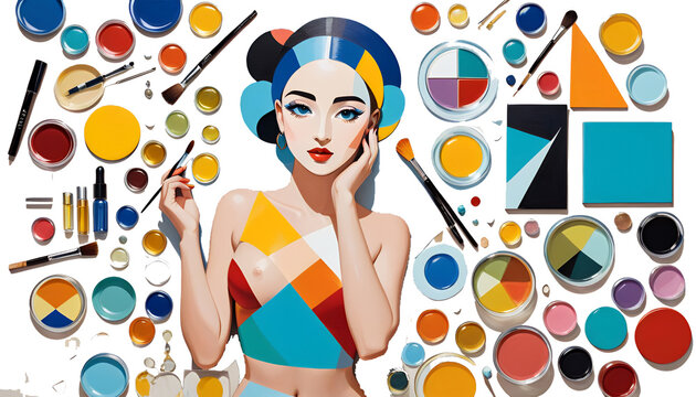  background art le oil shapes paintings reve picasso colorful painting oil thailand girl geometric collection pablo oil painting abstract painting urban drawing colourful spray colours design picasso