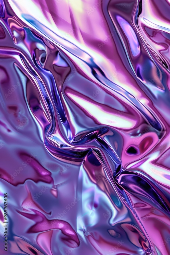 Aufkleber A detailed look at the smooth surface of a shiny object, suitable for use in designs about technology, luxury, or attention to detail