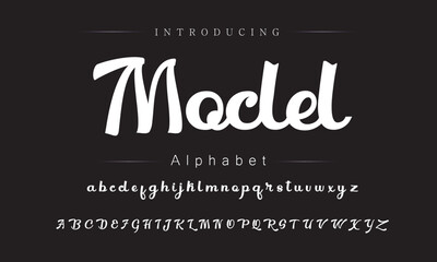 Obraz premium Timeless Vintage Artistic Script Collection