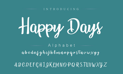 Charming Retro Typography Font Set