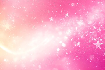 Soft Pink glitter sparkles rays bokeh Festive Elegant abstract background.v