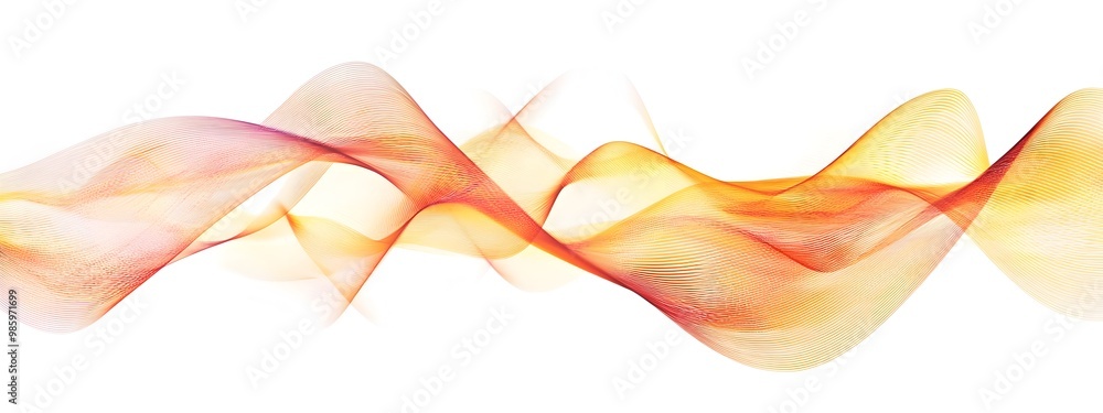 Poster captivating continuous light wave an ethereal digital of fluid motion and vibrant luminosity