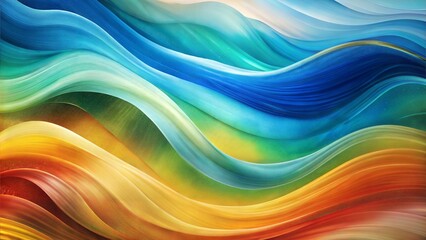 Abstract Liquid Color Flow Background