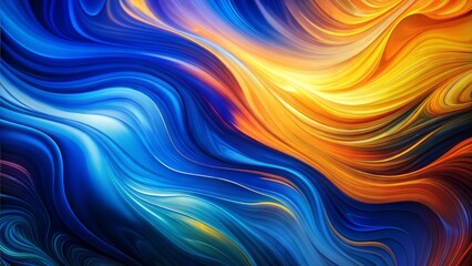 Obraz premium Abstract Vibrant Color Flow Background