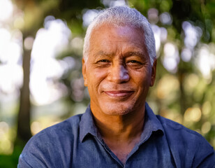 portrait of a senior person