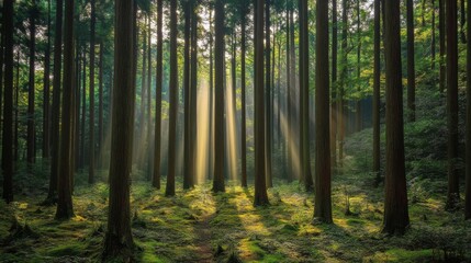 Fototapeta premium Forestry Japan pic