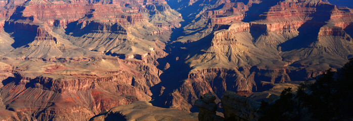 Hazy Sky Day At The Grand Canyon Arizona