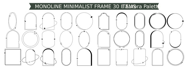 Monoline Minimalist Frame