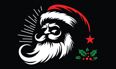 Christmas Premium Head Vector
