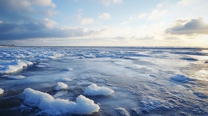 Obraz premium Wintery Marken sea