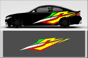 Fototapeta premium design vector background wrap car with unique line pattern