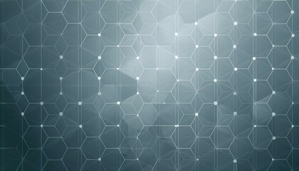 Fototapeta premium Hexagons pattern. Geometric abstract background with simple hexagonal elements. Medical, technology or science design.