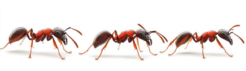ant isolated on white background