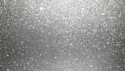 Obraz premium Silver glitter textured background abstract