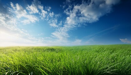 Obraz premium sky and grass