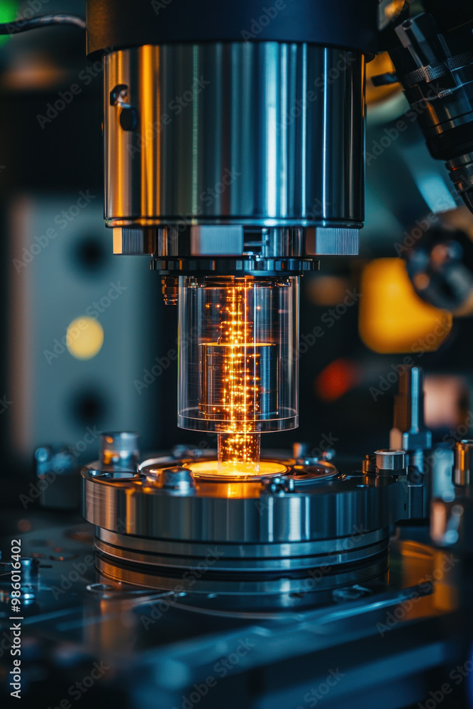 Poster nanostructures in engineering, a close-up of innovative nanostructures in engineering labs, showcasi