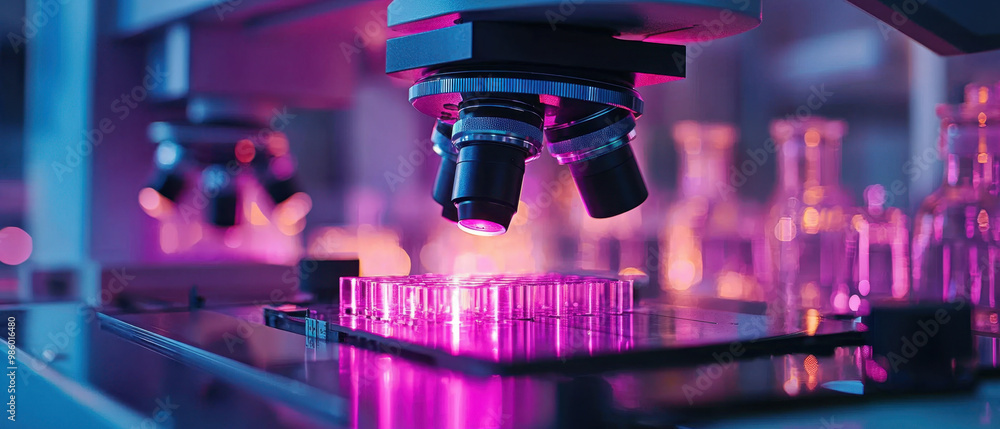 Poster nanostructures in engineering, a close-up of innovative nanostructures in engineering labs, showcasi