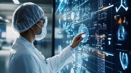 Quantum computing applied to medical data analysis, accelerating diagnostics and personalized treatments in healthcare,