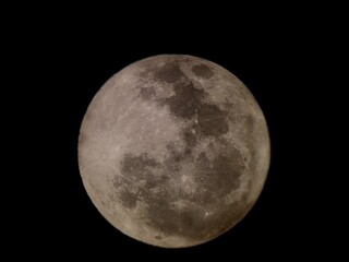 The moon through my vintage Telescope 
