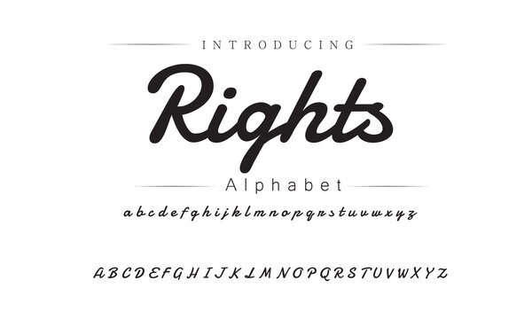 Modern Artistic Display Typeface