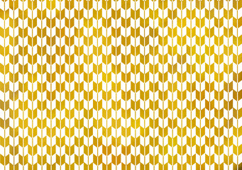 日本文様の和柄「矢絣」　金箔