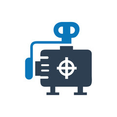 Electric Pump Vector Icon, Compressor vector icon