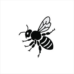 Bee mascot illustration logo concept design